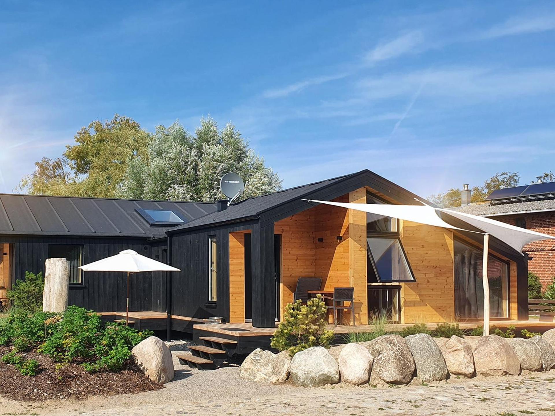 Werder Chalet -- Wolke 7 -- Ostsee-Strand 150M I Sauna I Ekamin I Tiny House Fuer 2 Personen I By "Meyers Am Meer" Boiensdorf 外观 照片