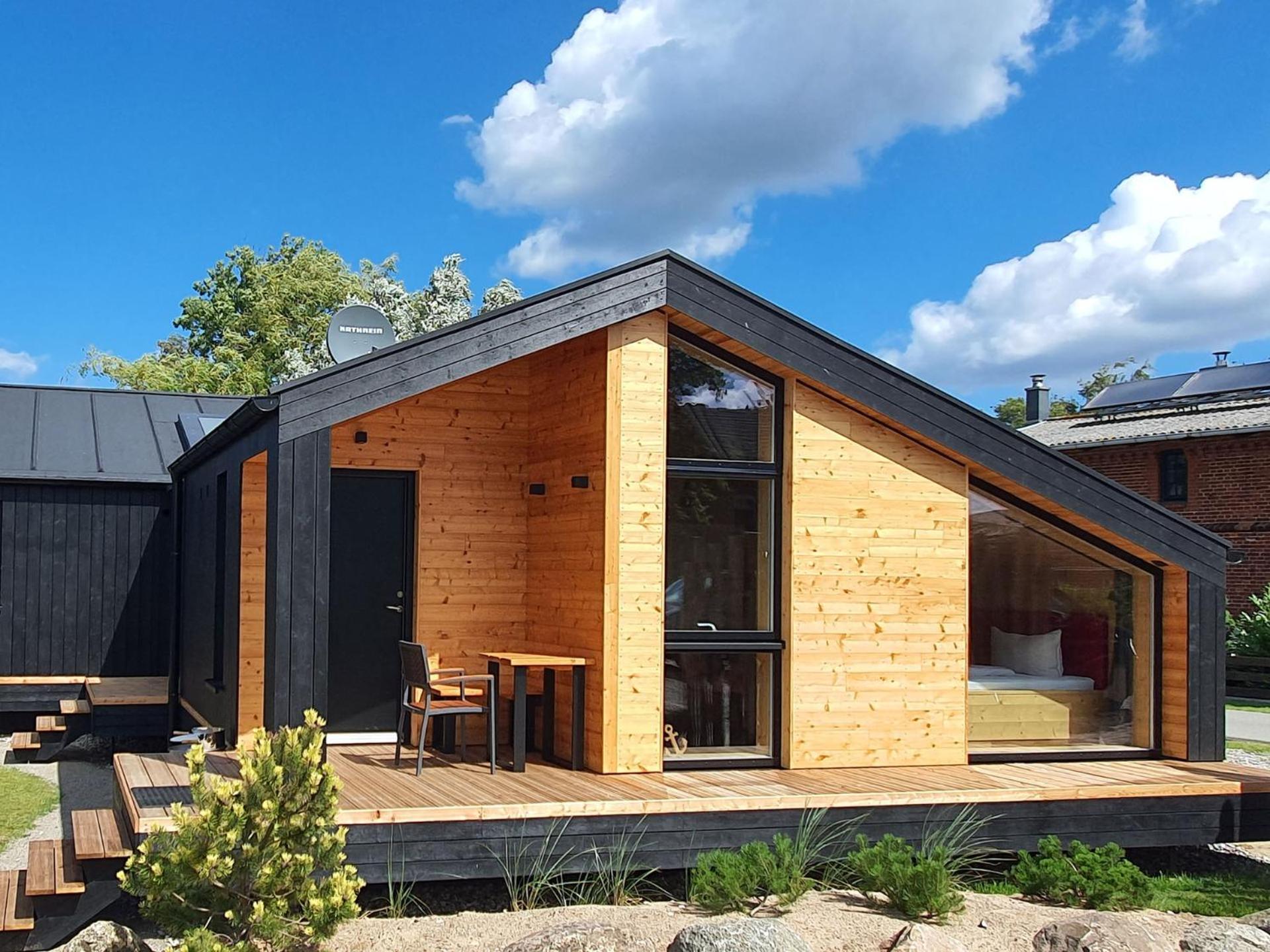 Werder Chalet -- Wolke 7 -- Ostsee-Strand 150M I Sauna I Ekamin I Tiny House Fuer 2 Personen I By "Meyers Am Meer" Boiensdorf 外观 照片