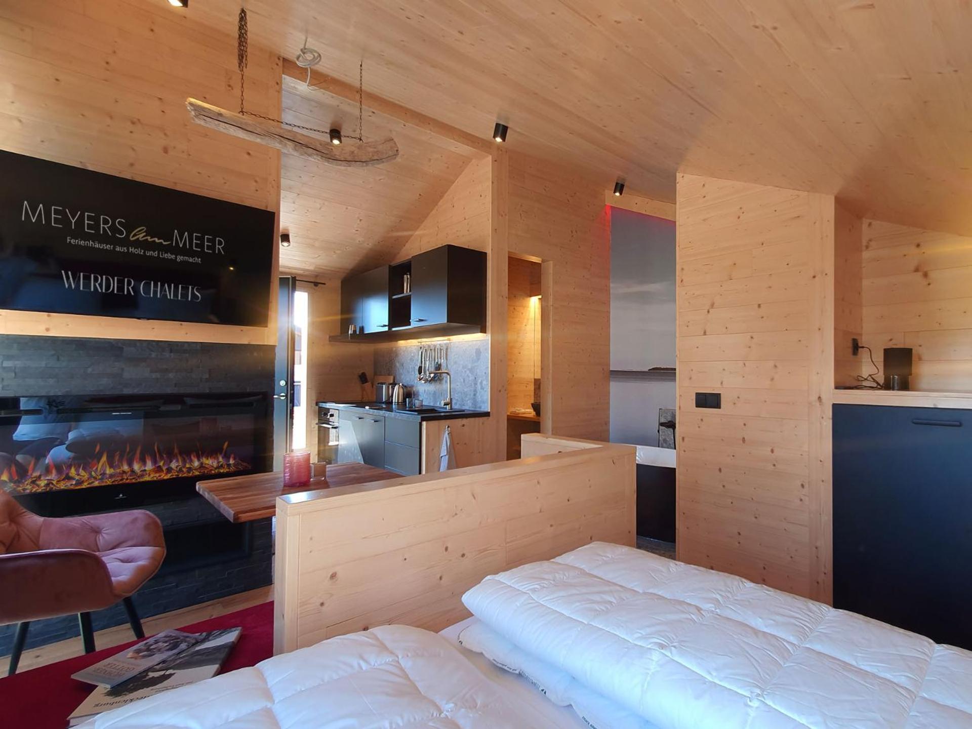 Werder Chalet -- Wolke 7 -- Ostsee-Strand 150M I Sauna I Ekamin I Tiny House Fuer 2 Personen I By "Meyers Am Meer" Boiensdorf 外观 照片